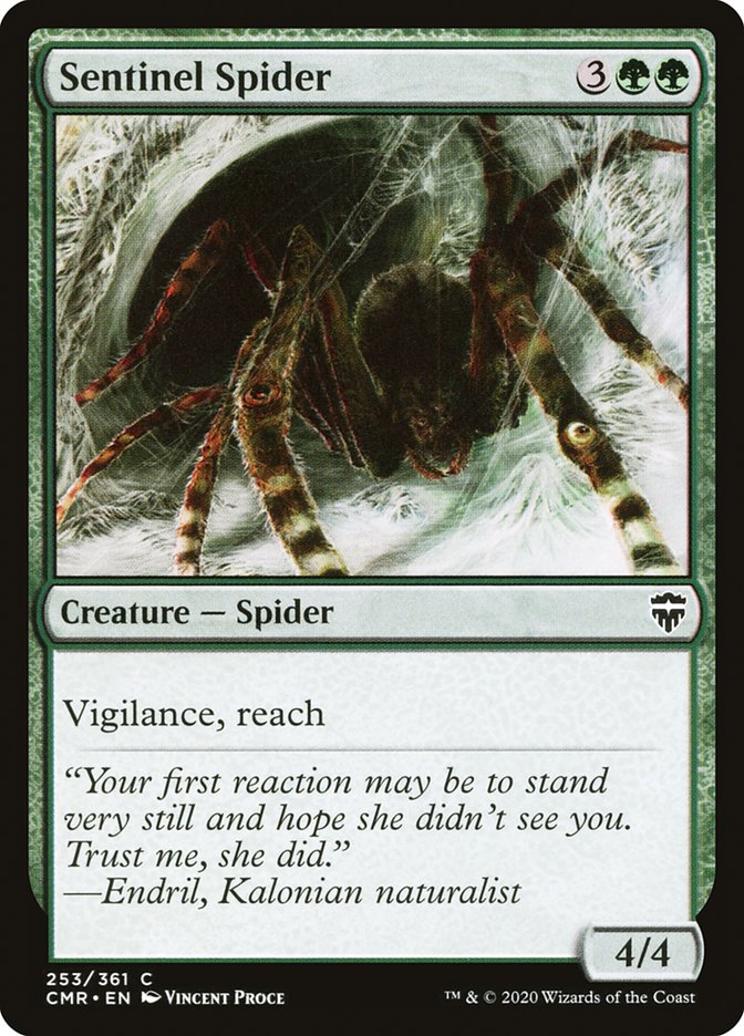 Magic | Sentinel Spider [Commander Legends] | The Nerd Merchant