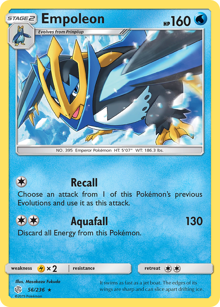 Pokemon| Empoleon (56/236) [Sun & Moon: Cosmic Eclipse] | The Nerd Merchant