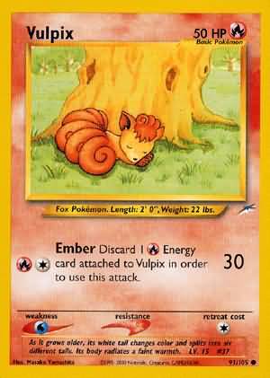Pokemon | Vulpix (91/105) [Neo Destiny Unlimited] | The Nerd Merchant