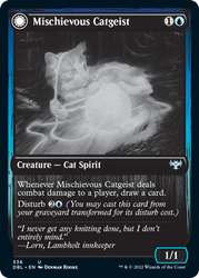 Magic | Mischievous Catgeist // Catlike Curiosity [Innistrad: Double Feature] | The Nerd Merchant