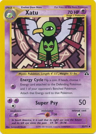 Pokemon | Xatu (52/75) [Neo Discovery Unlimited] | The Nerd Merchant