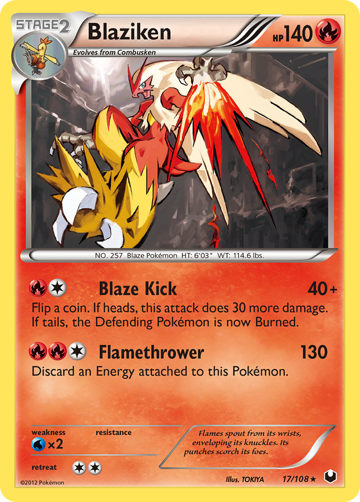 Pokemon | Blaziken (17/108) [Black & White: Dark Explorers] | The Nerd Merchant