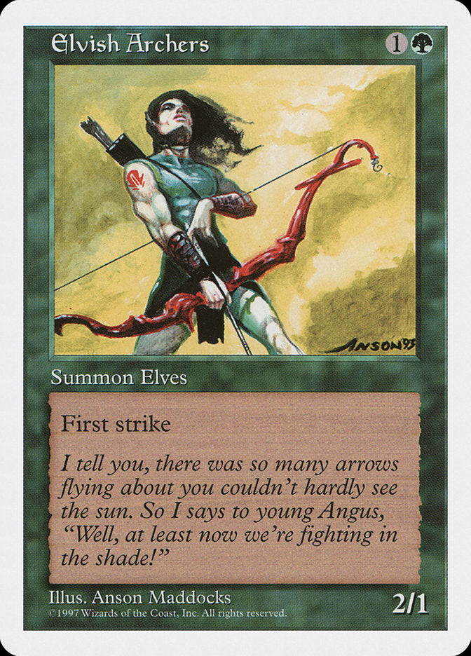 Magic | Elvish Archers [Fifth Edition] | The Nerd Merchant
