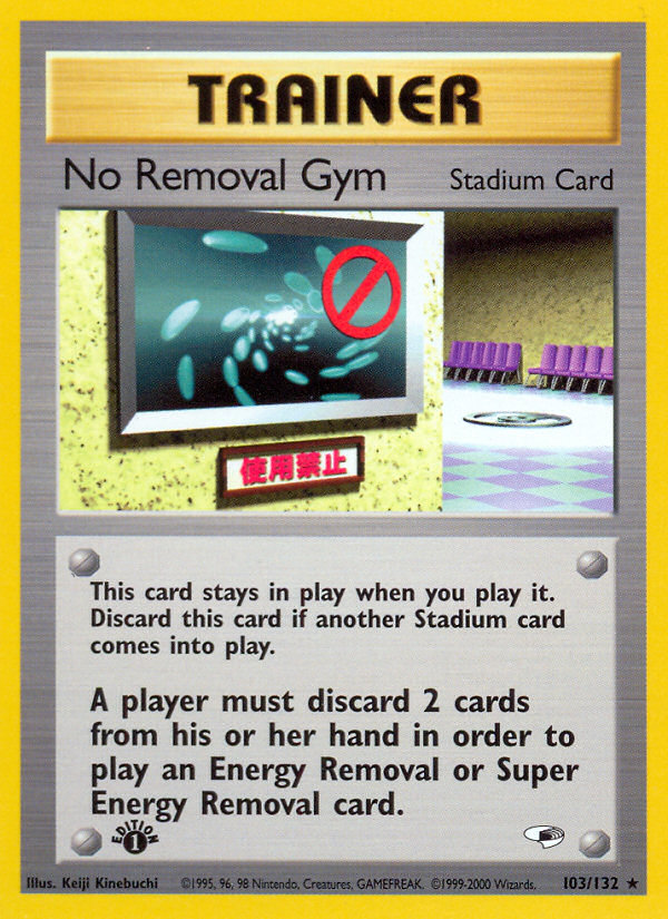 Pokemon | No Removal Gym (103/132) [Gym Heroes 1st Edition] | The Nerd Mechant