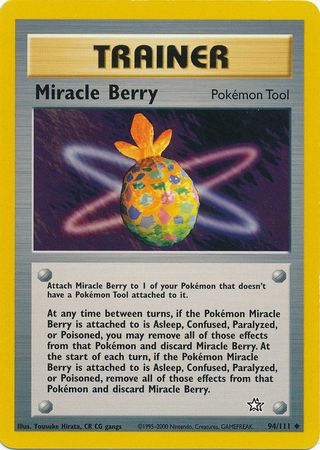 Pokemon | Miracle Berry (94/111) [Neo Genesis Unlimited] | The Nerd Merchant