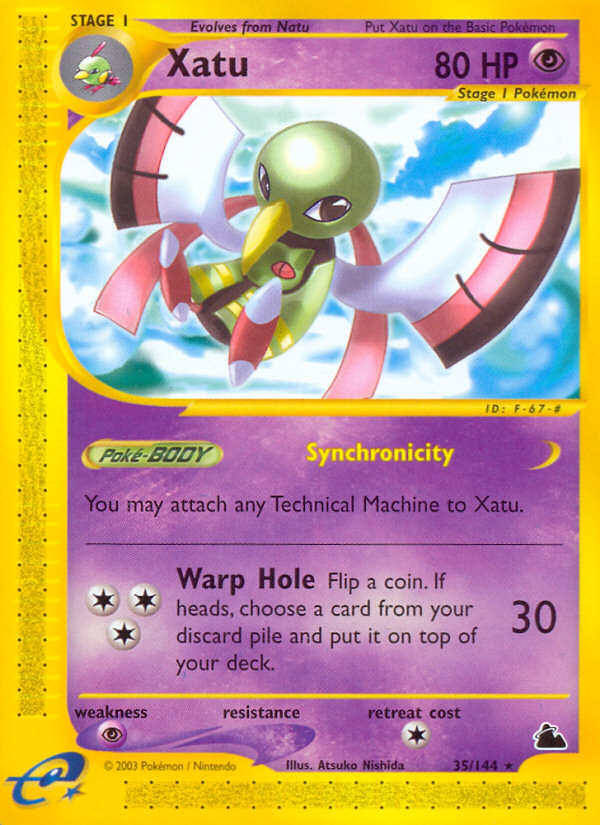 Pokemon | Xatu (35/144) [Skyridge] | The Nerd Merchant