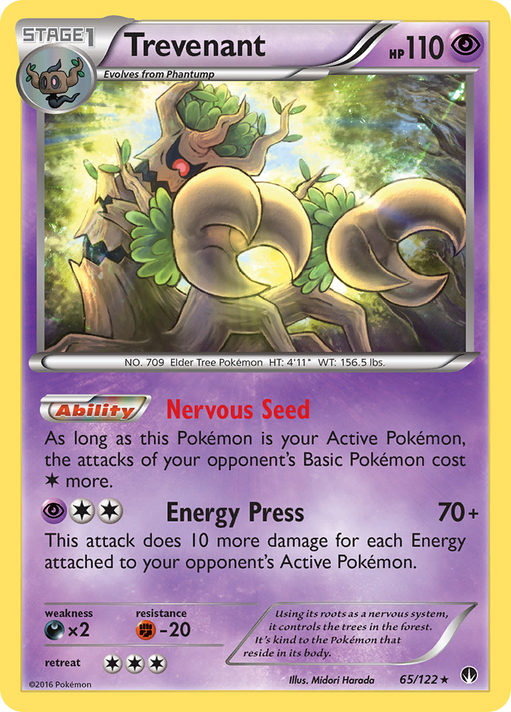 Pokemon | Trevenant (65/122) [XY: BREAKpoint] | The Nerd Merchant