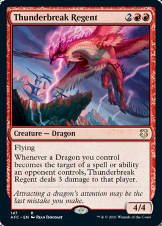 Magic | Thunderbreak Regent [Dungeons & Dragons: Adventures in the Forgotten Realms Commander] | The Nerd Merchant