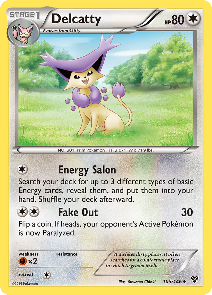 Pokemon | Delcatty (105/146) [XY: Base Set] | The Nerd Merchant