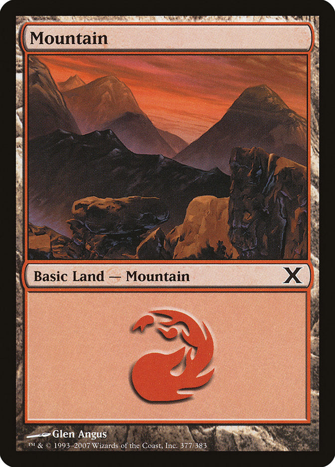 Magic | Mountain (377) [Tenth Edition] | The Nerd Merchant