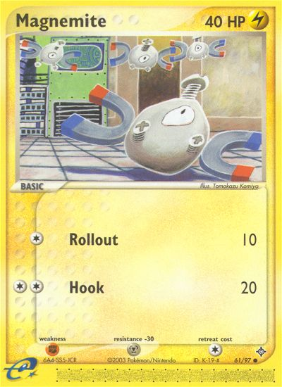 Pokemon | Magnemite (61/97) [EX: Dragon] | The Nerd Merchant