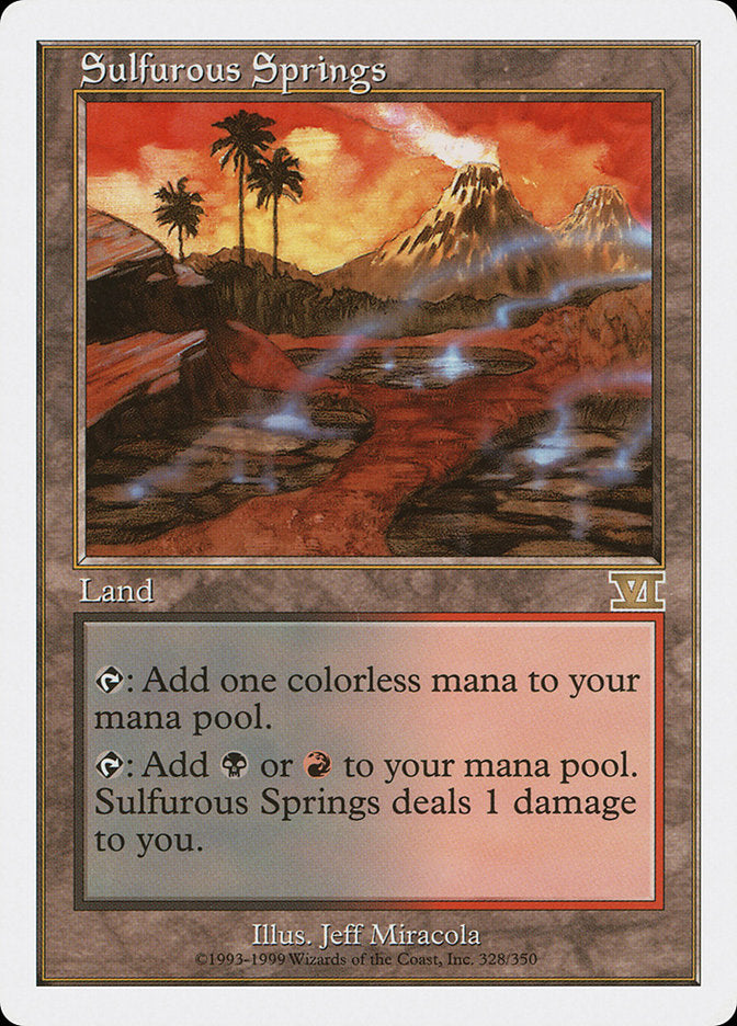 Magic | Sulfurous Springs [Classic Sixth Edition] | The Nerd Merchant