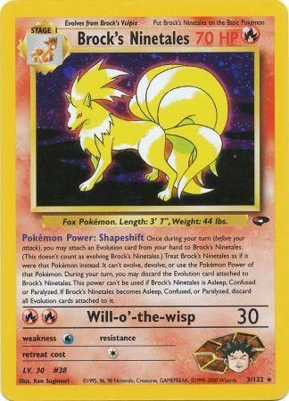 Pokemon | Brock's Ninetales (3/132) [Gym Challenge Unlimited] | The Nerd Merchant