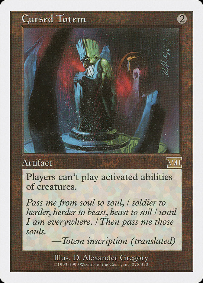 Magic | Cursed Totem [Classic Sixth Edition] | The Nerd Merchant