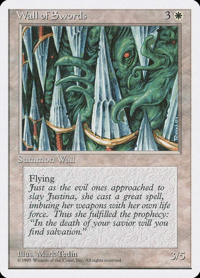 Magic | Wall of Swords [Fourth Edition] | The Nerd Merchant