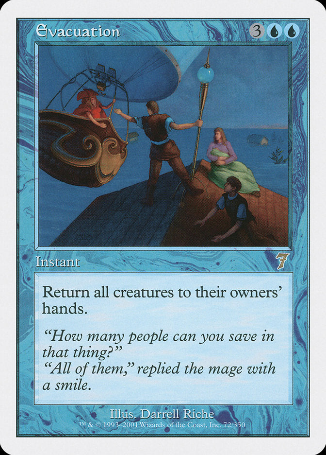 Magic | Evacuation [Seventh Edition] | The Nerd Merchant