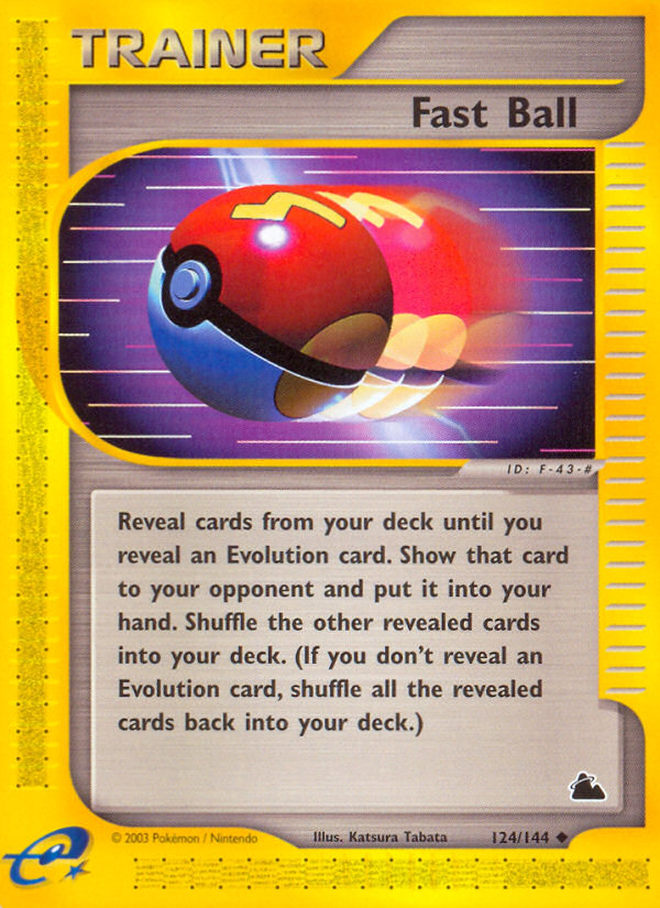 Pokemon | Fast Ball (124/144) [Skyridge] | The Nerd Merchant