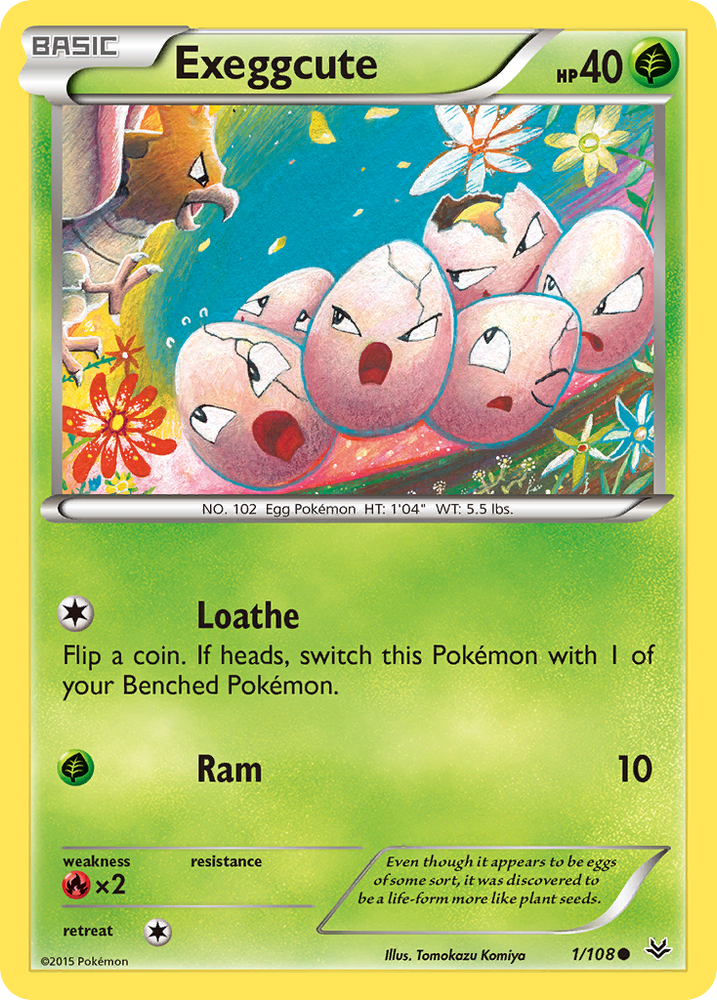 Pokemon | Exeggcute (1/108) [XY: Roaring Skies] | The Nerd Merchant