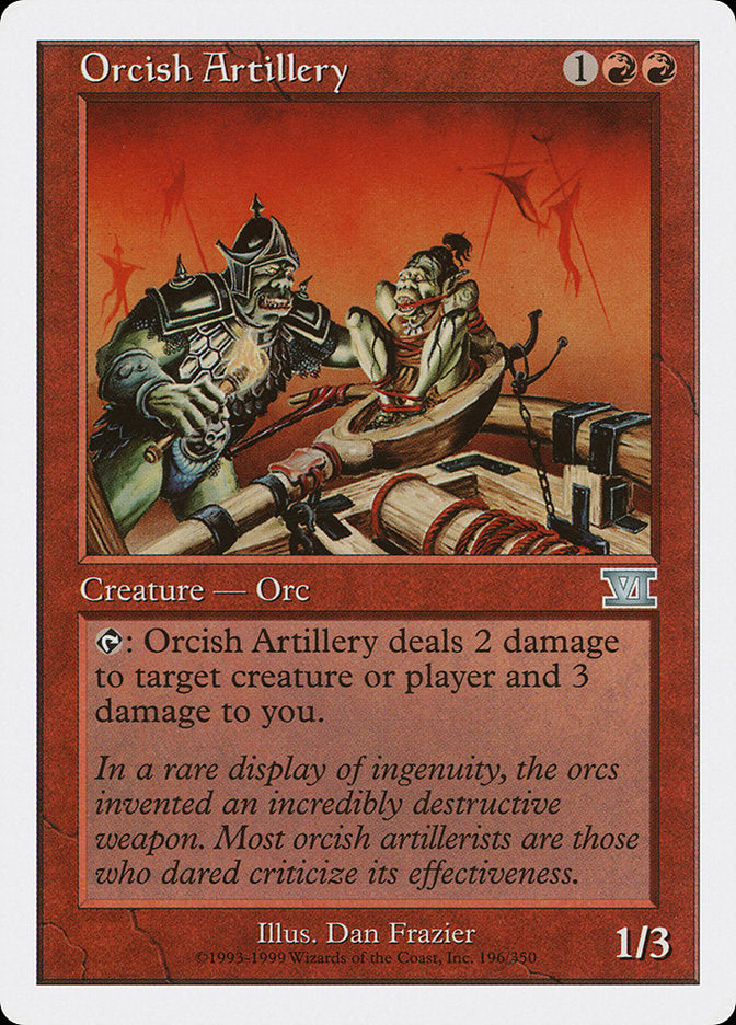 Magic | Orcish Artillery [Classic Sixth Edition] | The Nerd Merchant