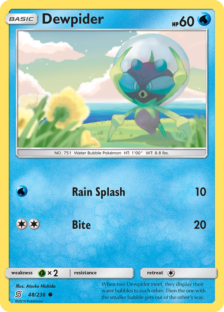 Pokemon | Dewpider (48/236) [Sun & Moon: Unified Minds] | The Nerd Merchant