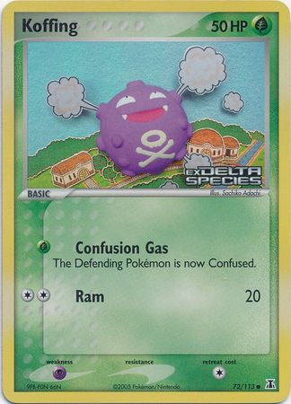 Pokemon | Koffing (72/113) (Stamped) [EX: Delta Species] | The Nerd Merchant