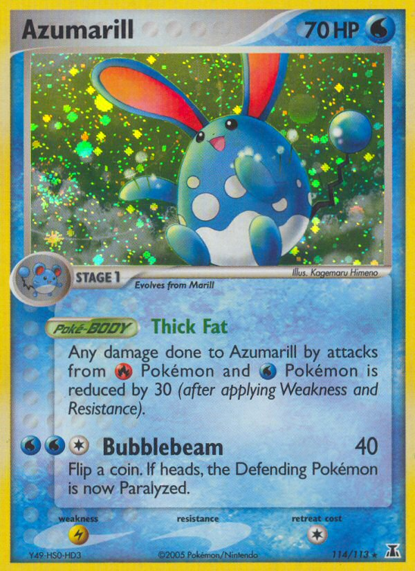 Pokemon | Azumarill (114/113) [EX: Delta Species] | The Nerd Merchant