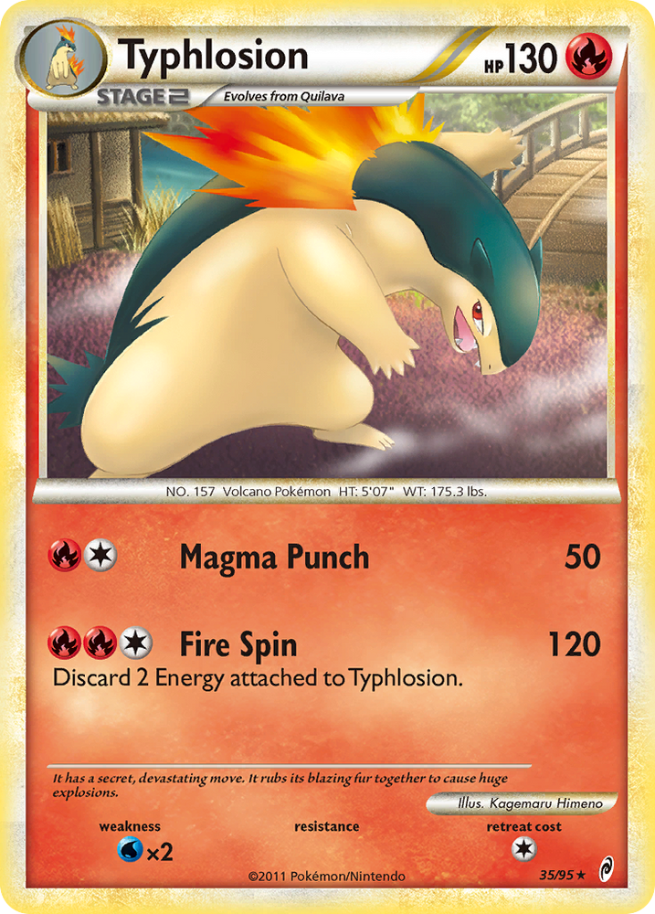 Pokemon | Typhlosion (35/95) [HeartGold & SoulSilver: Call of Legends] | The Nerd Merchant