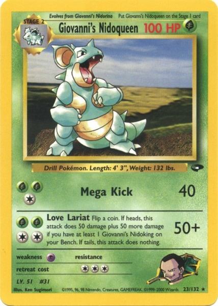 Pokemon | Giovanni's Nidoqueen (23/132) [Gym Challenge Unlimited] | The Nerd Merchant