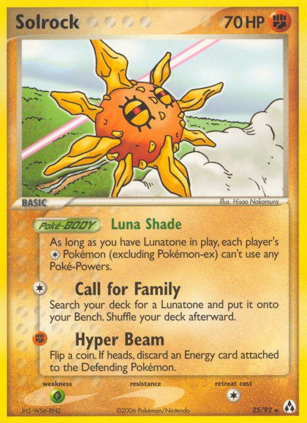 Pokemon | Solrock (25/92) [EX: Legend Maker] | The Nerd Merchant