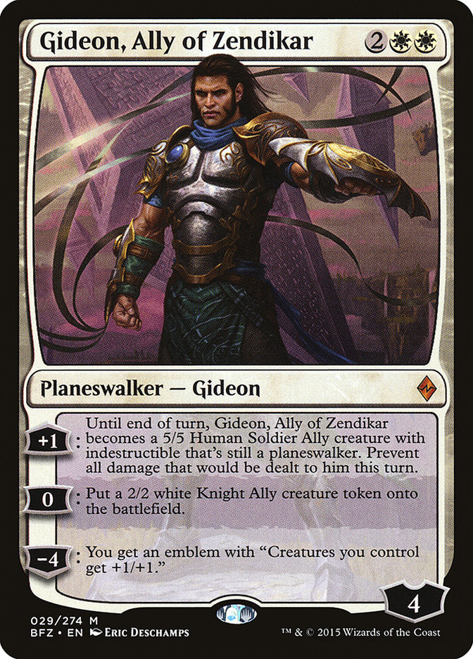 Magic | Gideon, Ally of Zendikar [Battle for Zendikar] | The Nerd Merchant
