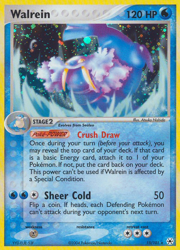 Pokemon | Walrein (15/101) [EX: Hidden Legends] | The Nerd Merchant