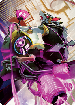 Magic | Nashi, Moon Sage's Scion Art Card [Kamigawa: Neon Dynasty Art Series] | The Nerd Merchant