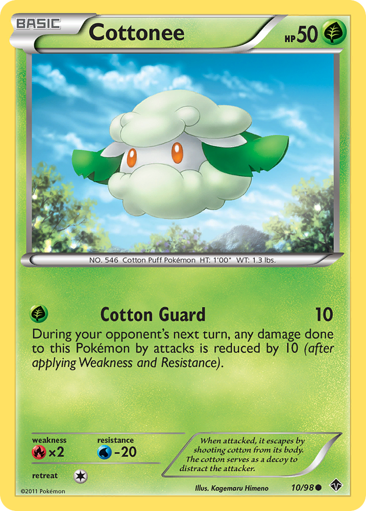 Pokemon | Cottonee (10/98) [Black & White: Emerging Powers] | The Nerd Merchant
