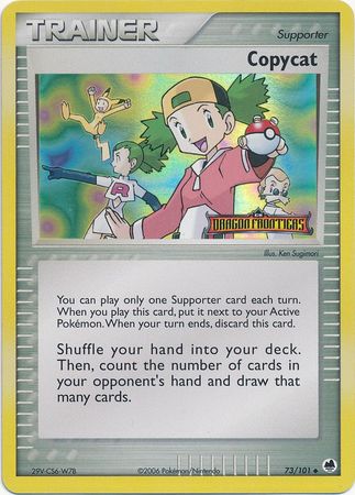 Pokemon | Copycat (73/101) (Stamped) [EX: Dragon Frontiers] | The Nerd Merchant