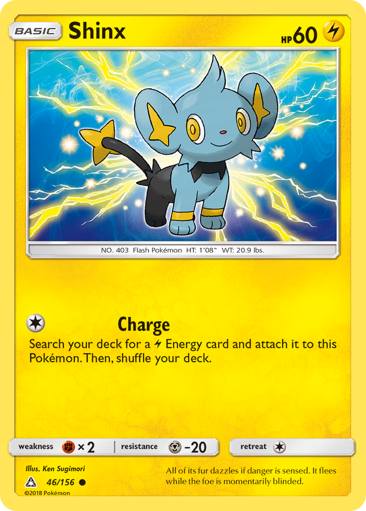 Pokemon | Shinx (46/156) [Sun & Moon: Ultra Prism] | The Nerd Merchant