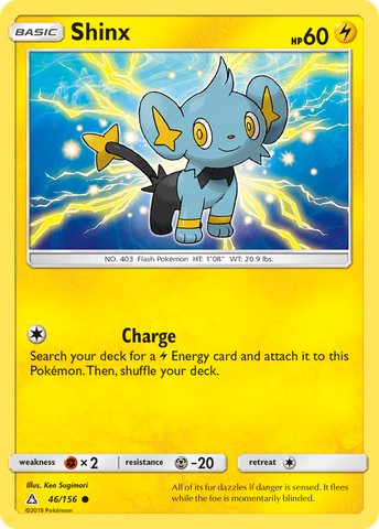 Pokemon | Shinx (46/156) [Sun & Moon: Ultra Prism] | The Nerd Merchant