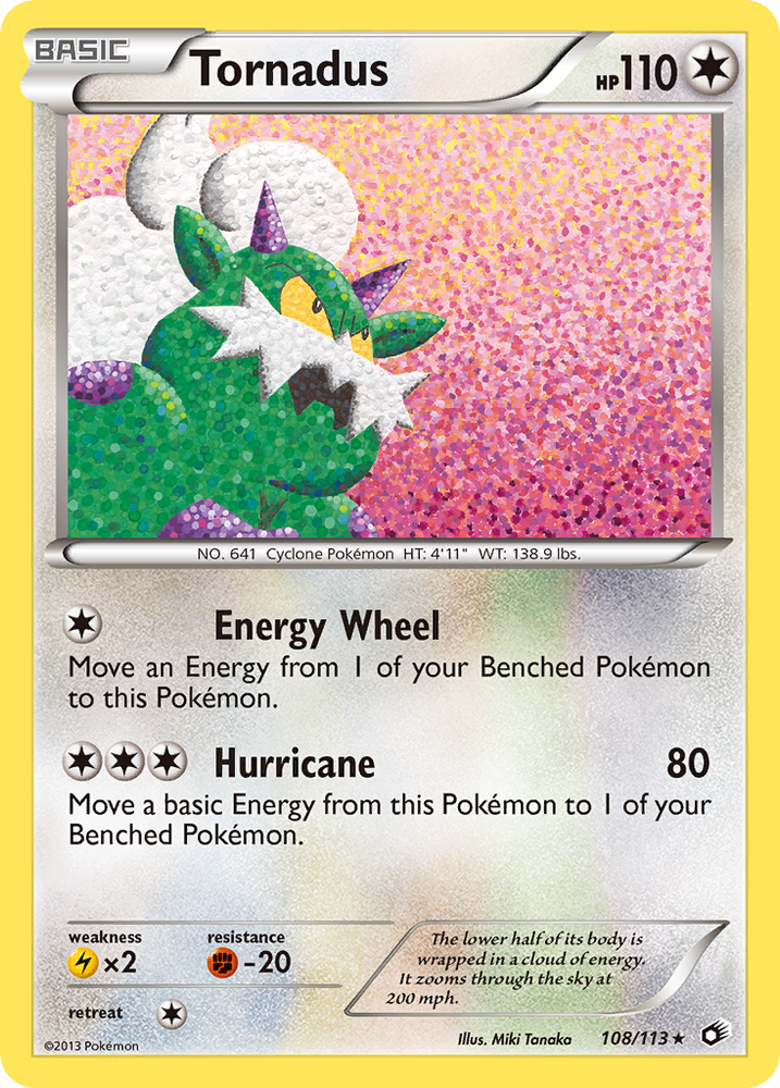 Pokemon | Tornadus (108/113) [Black & White: Legendary Treasures] | The Nerd Merchant