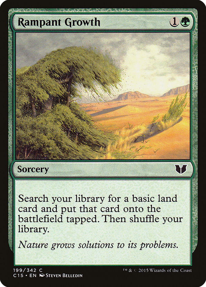 Magic | Rampant Growth [Commander 2015] | The Nerd Merchant