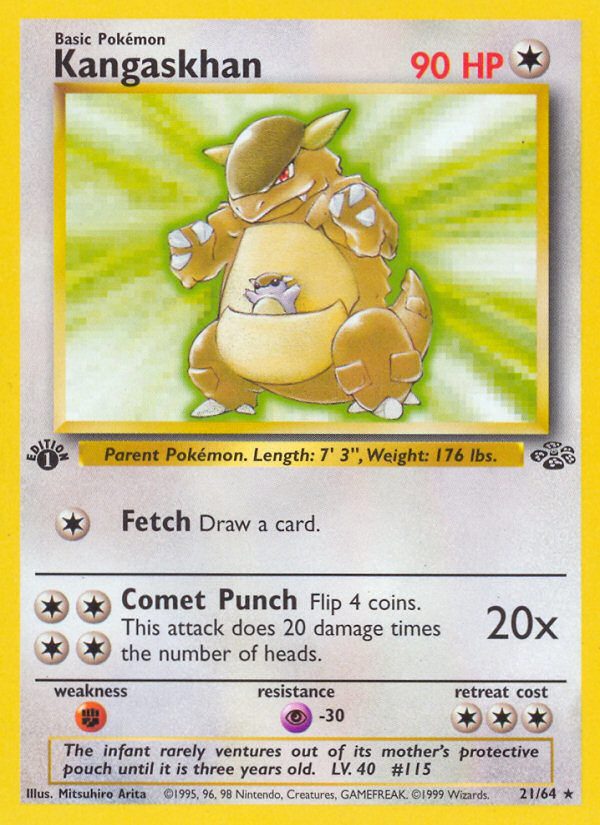 Pokemon | Kangaskhan (21/64) [Jungle 1st Edition] | The Nerd Merchant