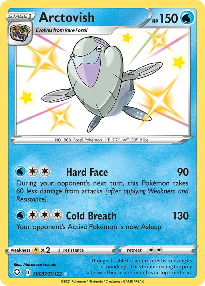 Pokemon | Arctovish (SV037/SV122) [Sword & Shield: Shining Fates] | The Nerd Merchant