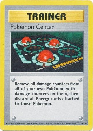 Pokemon | Pokemon Center (85/102) [Base Set Shadowless Unlimited] | The Nerd Merchant