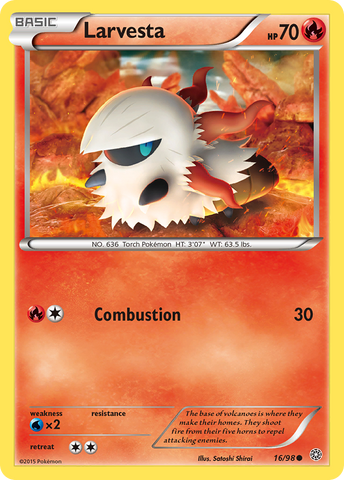 Pokemon | Larvesta (16/98) [XY: Ancient Origins] | The Nerd Merchant