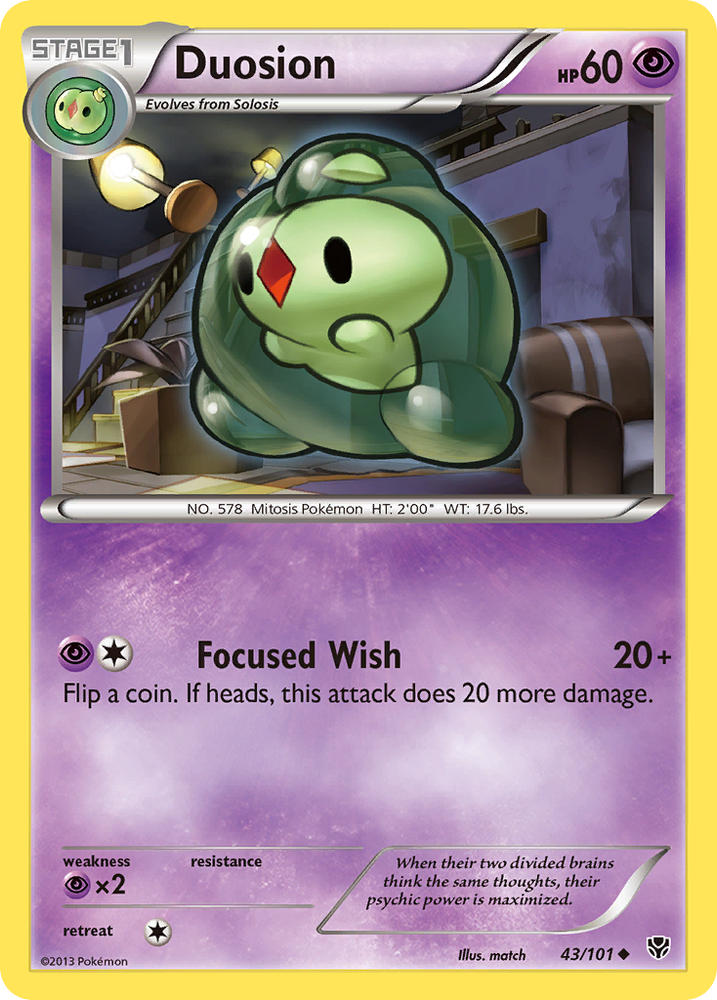 Pokemon | Duosion (43/101) [Black & White: Plasma Blast] | The Nerd Merchant