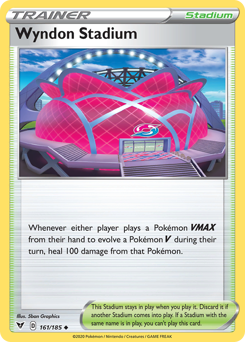 Pokemon | Wyndon Stadium (161/185) [Sword & Shield: Vivid Voltage] | The Nerd Merchant