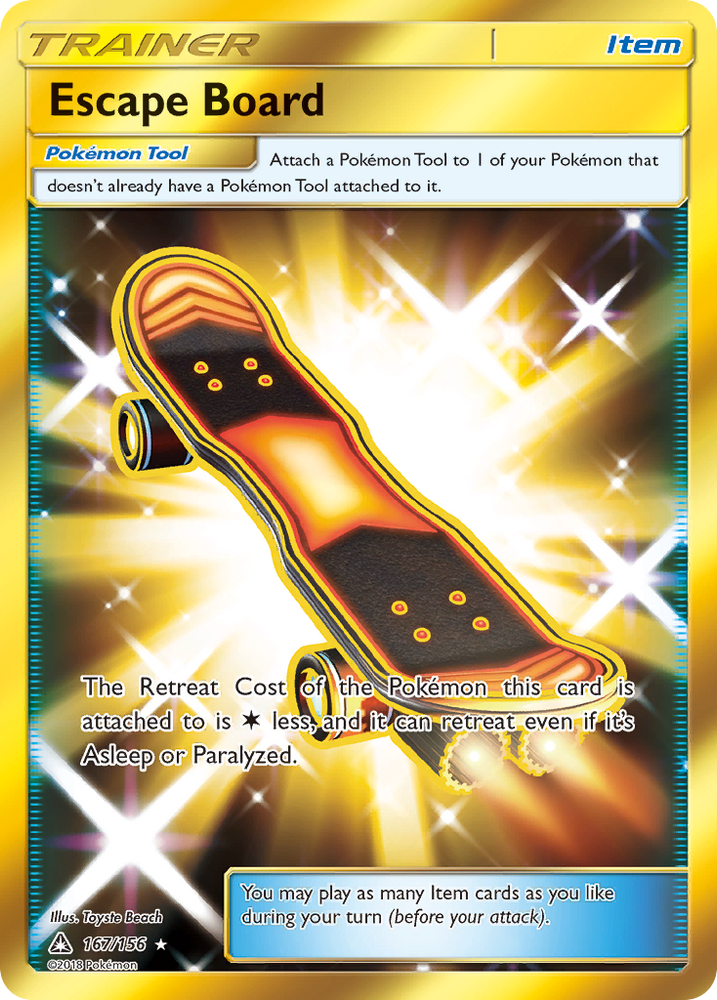 Pokemon | Escape Board (167/156) [Sun & Moon: Ultra Prism] | The Nerd Merchant