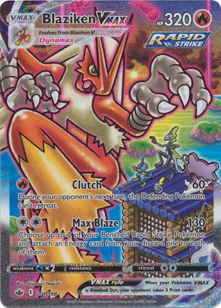 Pokemon | Blaziken VMAX (201/198) [Sword & Shield: Chilling Reign] | The Nerd Merchant