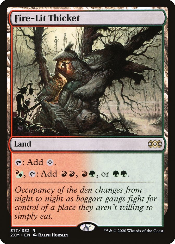 Magic | Fire-Lit Thicket [Double Masters] | The Nerd Merchant