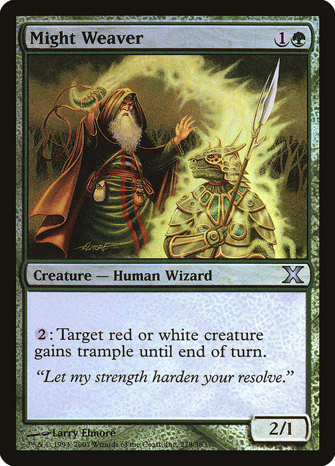 Magic | Might Weaver (Premium Foil) [Tenth Edition] | The Nerd Merchant