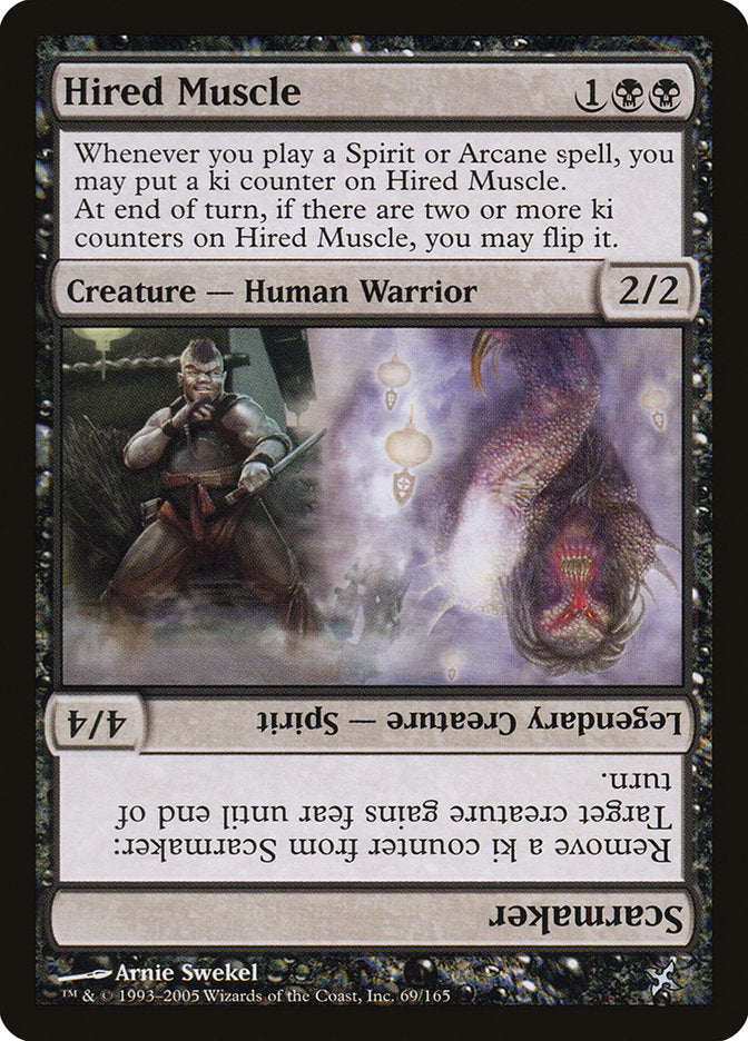 Magic | Hired Muscle // Scarmaker [Betrayers of Kamigawa] | The Nerd Merchant