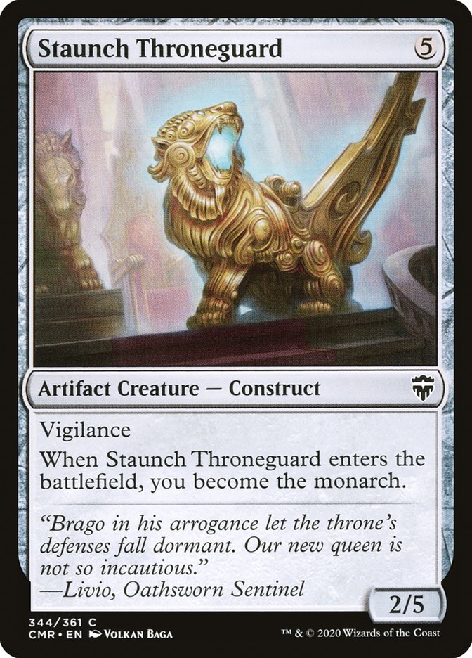 Magic | Staunch Throneguard [Commander Legends] | The Nerd Merchant
